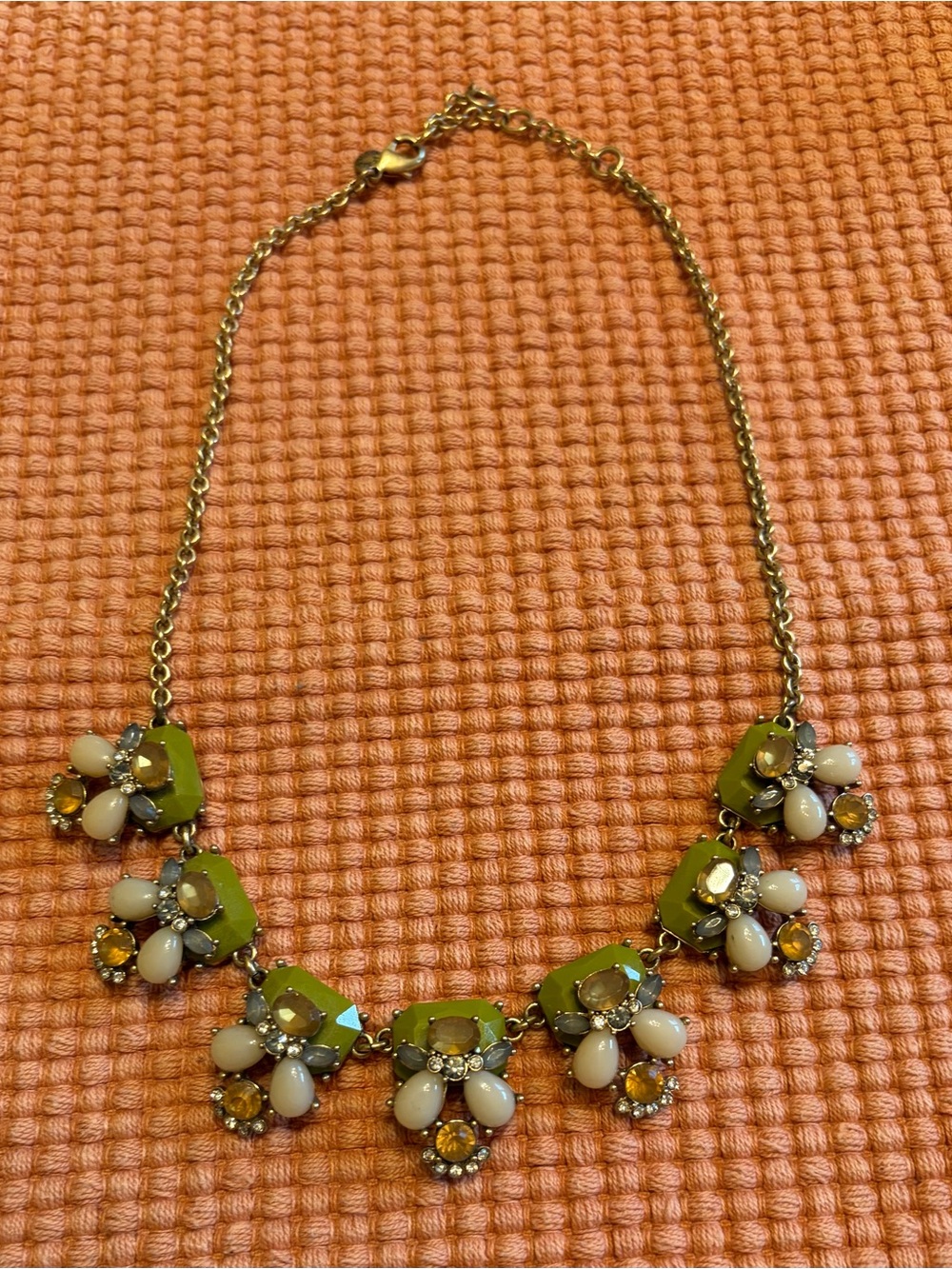 J. Crew vintage acrylic necklace
